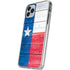 Texas Flag Light Wood iPhone 11 Pro Clear Case