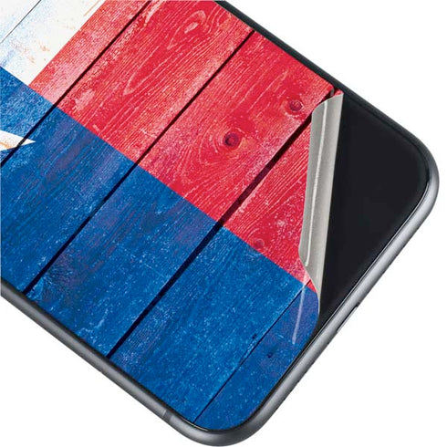 Texas Flag Light Wood iPhone 11 Skin