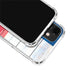 Texas Flag Light Wood iPhone 12 Clear Case