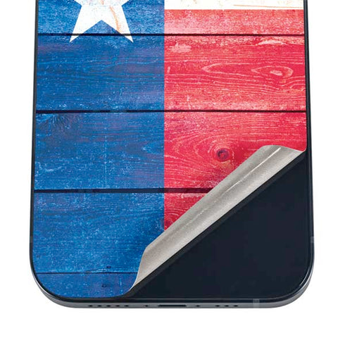 Texas Flag Light Wood iPhone 12 Mini Skin