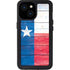 Texas Flag Light Wood iPhone 13 Mini Waterproof Case