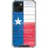 Texas Flag Light Wood iPhone 14 Clear Case