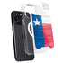 Texas Flag Light Wood iPhone 15 Pro MagSafe Case