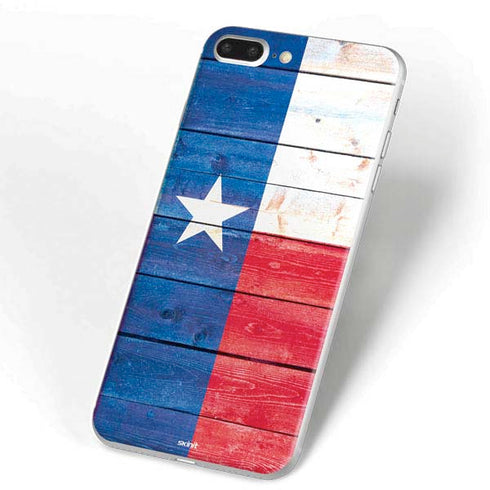 Texas Flag Light Wood iPhone 7 Plus Skin