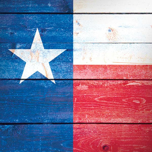 Texas Flag Light Wood iPhone X Pro Case