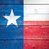 Texas Flag Light Wood iPhone X Pro Case