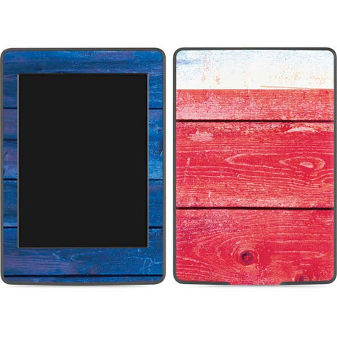 Texas Flag Light Wood Amazon Kindle Skin