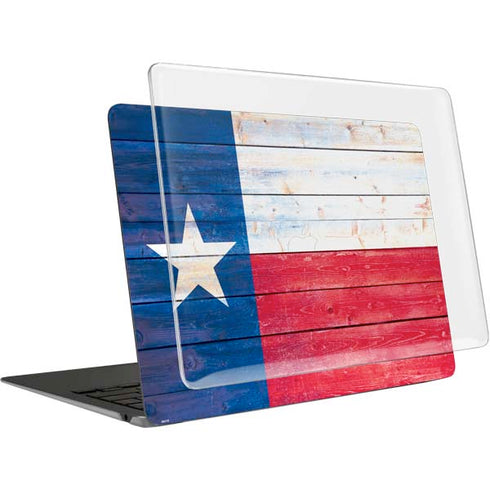 Texas Flag Light Wood MacBook Air 13in (2020) Case plus Skin