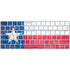 Texas Flag Light Wood Magic Keyboard Skin
