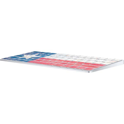 Texas Flag Light Wood Magic Keyboard Skin