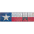 Texas Flag Light Wood Magic Keyboard with Numeric Keypad Skin