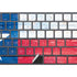Texas Flag Light Wood Magic Keyboard with Numeric Keypad Skin