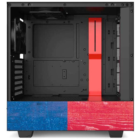 Texas Flag Light Wood NZXT H510 Compact ATX Mid-Tower Case Skin
