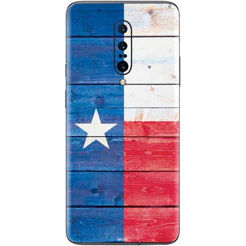 Texas Flag Light Wood OnePlus 7 Pro Skin