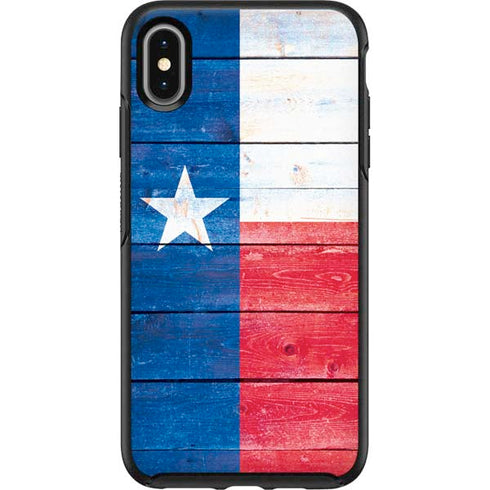 Texas Flag Light Wood Otterbox Symmetry iPhone Skin