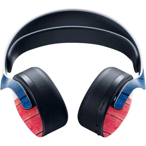 Texas Flag Light Wood PULSE 3D Wireless Headset for PS5 Skin