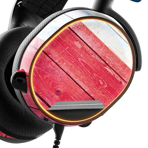 Texas Flag Light Wood SteelSeries Arctis 3 Skin