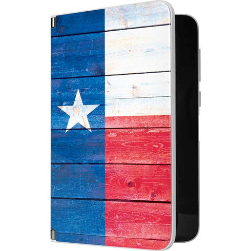 Texas Flag Light Wood Surface Duo Skin