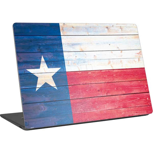 Texas Flag Light Wood Surface Laptop 4 15in Skin