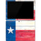 Texas Flag Light Wood Surface Pro 7 Skin