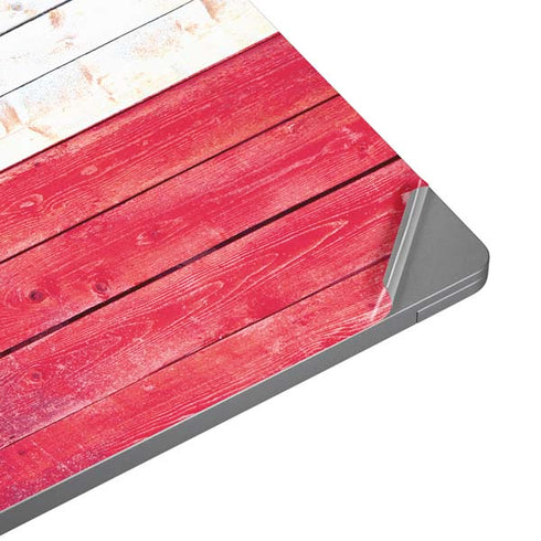 Texas Flag Light Wood Universal Laptop 14in (11.4 x 8.2in) Skin