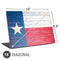Texas Flag Light Wood Universal Laptop 16in (13 x 9.4in) Skin