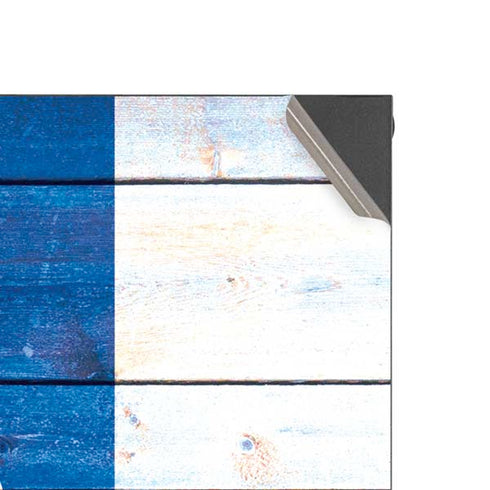 Texas Flag Light Wood Xbox Series X Console Skin