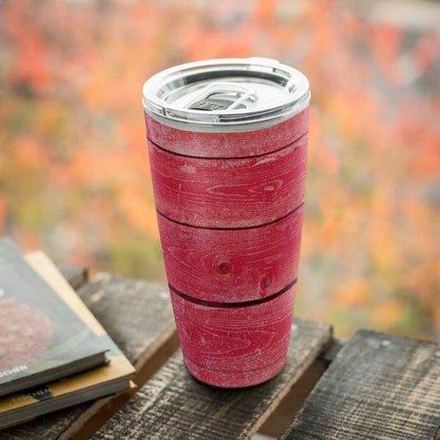 Texas Flag Light Wood Yeti 20oz Tumbler Skin