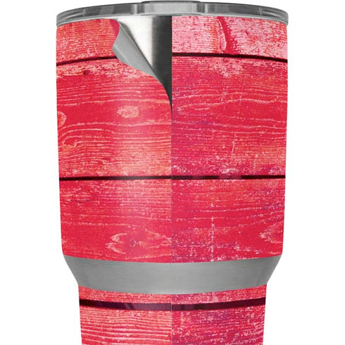 Texas Flag Light Wood Yeti 30oz Rambler Tumbler Skin