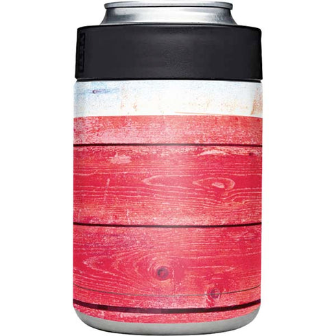 Texas Flag Light Wood Yeti Colster Can Insulator Skin