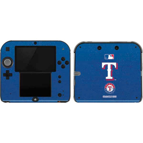 MLB Texas Rangers - Solid Distressed Nintendo 2DS Skin