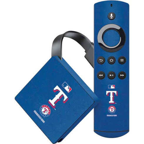 MLB Texas Rangers - Solid Distressed Amazon Fire TV Skin