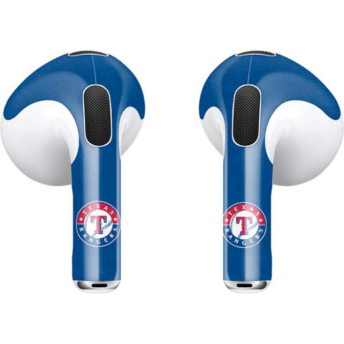 MLB Texas Rangers - Solid Distressed Apple AirPods (3rd Gen 2021) Skin