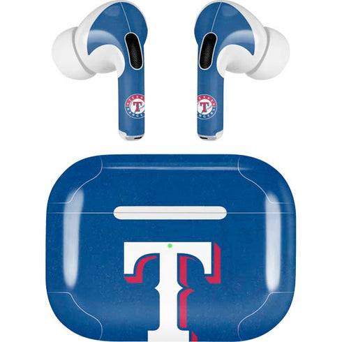 MLB Texas Rangers - Solid Distressed Apple AirPods Pro Skin