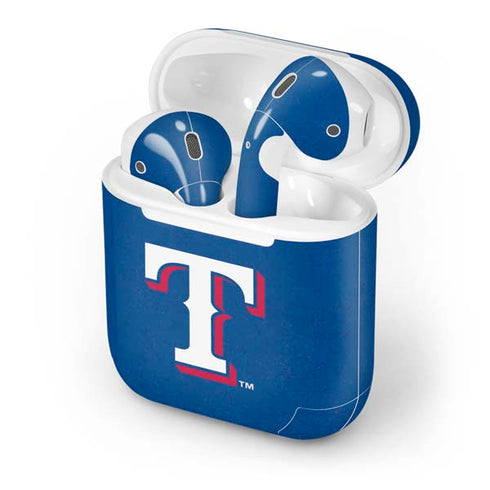 MLB Texas Rangers - Solid Distressed Apple AirPods Skin