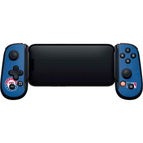 MLB Texas Rangers - Solid Distressed Backbone One for iPhone Game Controller Skin