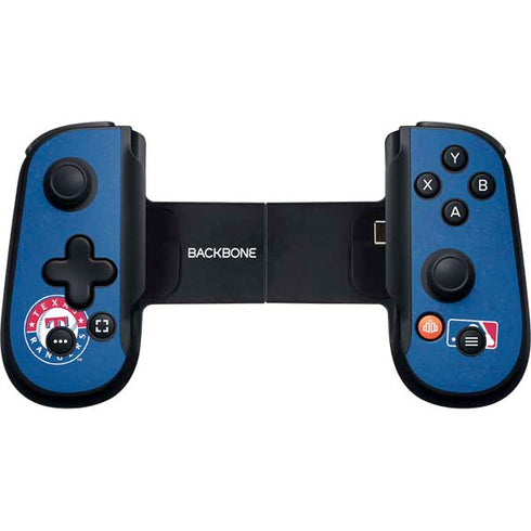 MLB Texas Rangers - Solid Distressed Backbone One for iPhone Game Controller Skin