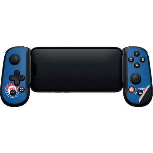 MLB Texas Rangers - Solid Distressed Backbone One for iPhone Game Controller Skin