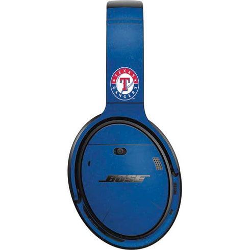 MLB Texas Rangers - Solid Distressed Bose QuietComfort 35 Headphones Skin