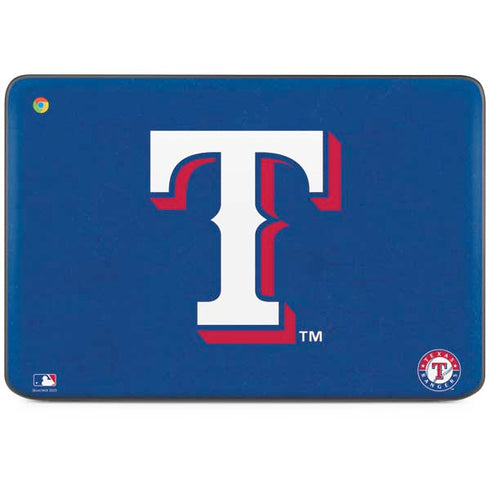 MLB Texas Rangers - Solid Distressed HP Chromebook Skin