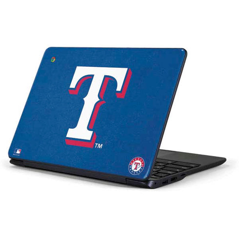 MLB Texas Rangers - Solid Distressed Samsung Chromebook Skin