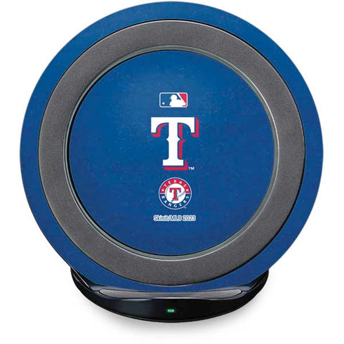 MLB Texas Rangers - Solid Distressed Fast Charge Wireless Charging Stand Skin