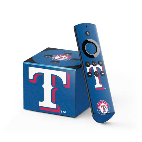 MLB Texas Rangers - Solid Distressed Fire TV Cube Skin
