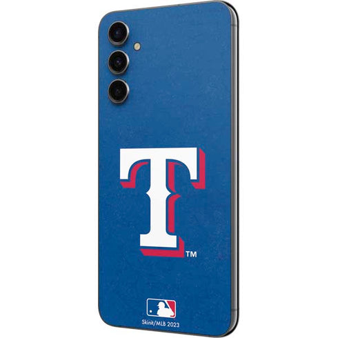 MLB Texas Rangers - Solid Distressed Galaxy A14 5G Skin