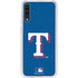 MLB Texas Rangers - Solid Distressed Galaxy A50 Clear Case