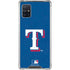 MLB Texas Rangers - Solid Distressed Galaxy A51 5G Clear Case
