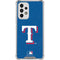 MLB Texas Rangers - Solid Distressed Galaxy A53 5G Clear Case