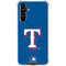 MLB Texas Rangers - Solid Distressed Galaxy A54 5G Clear Case