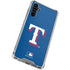 MLB Texas Rangers - Solid Distressed Galaxy A54 5G Clear Case