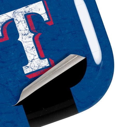 MLB Texas Rangers - Solid Distressed Galaxy Buds Pro Skin